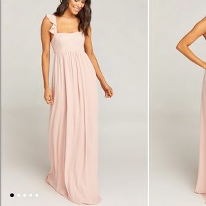Showmeyourmumu June Maxi Dress Dusty Blush